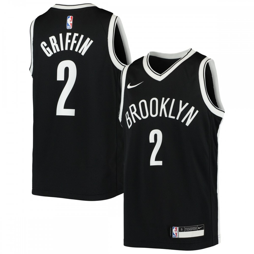 Blake Griffin Brooklyn Nets Youth 2020/21 Swingman Jersey - Icon Edition - Black-Pro Kit Vault | Brand New 26/27 Sports Jerseys